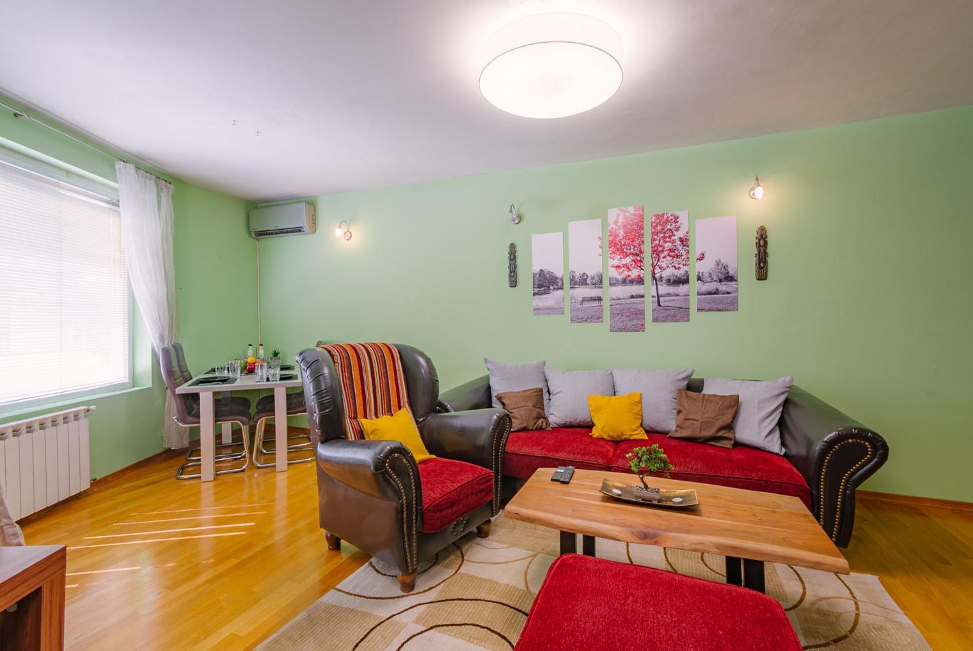 Top Center Spacious Apartment With Ac And Free Underground Parking Sofia Eksteriør billede