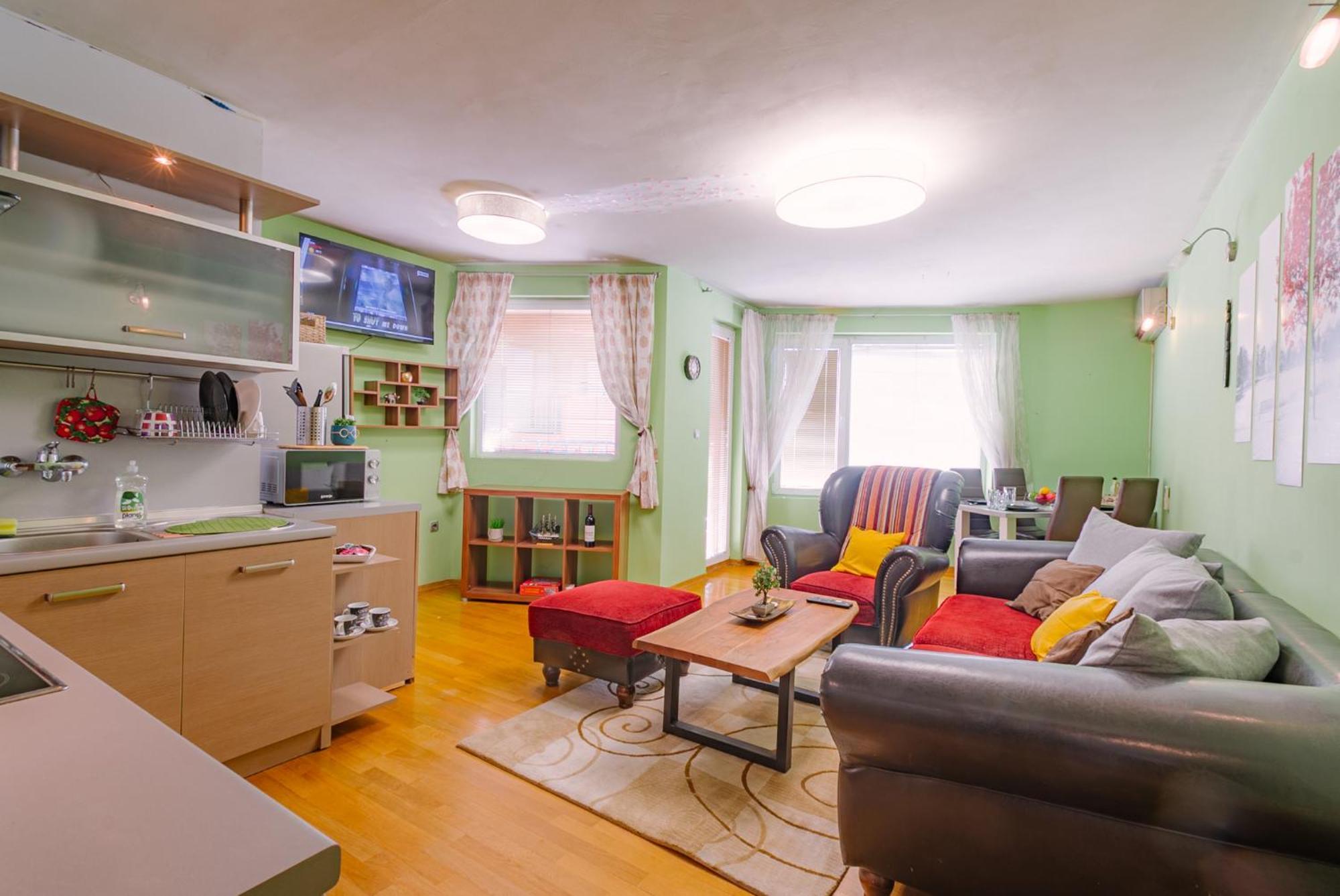 Top Center Spacious Apartment With Ac And Free Underground Parking Sofia Eksteriør billede